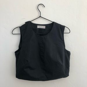 Everlane Cotton Poplin Cropped Tank - Size 6